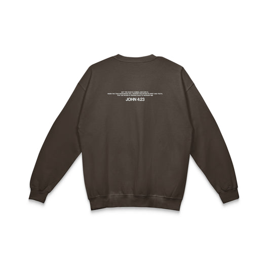 WRSHP DEPT. Crewneck Sweatshirt (choc Brown)